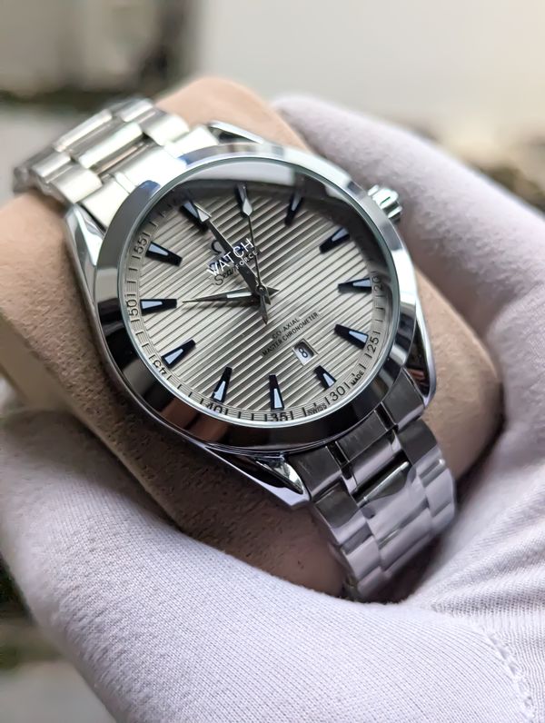 Omega Quartz Watch grey