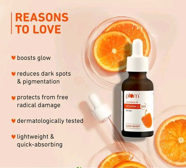 Plum 15% Vitamin C Face Serum with Mandarin - 30ml