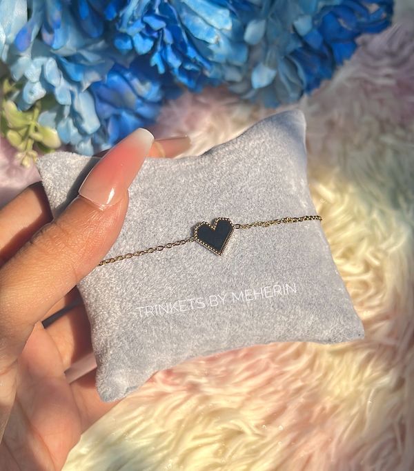 Black love bracelet