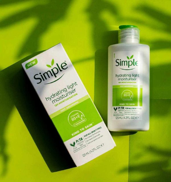 Simple moisturiser cream Made in uk