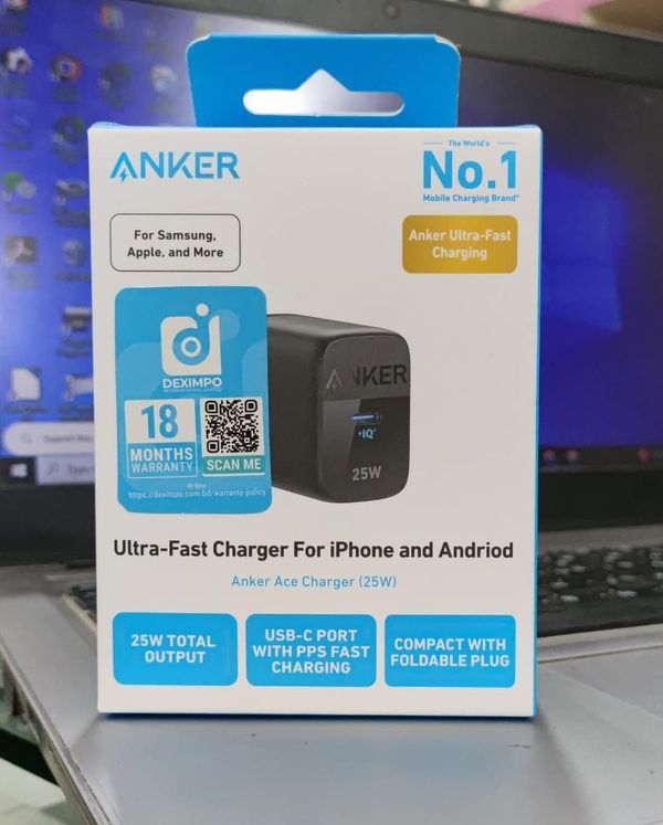 Anker 25w Ace 312 Charger For Samsung PPS/PD/IQ3