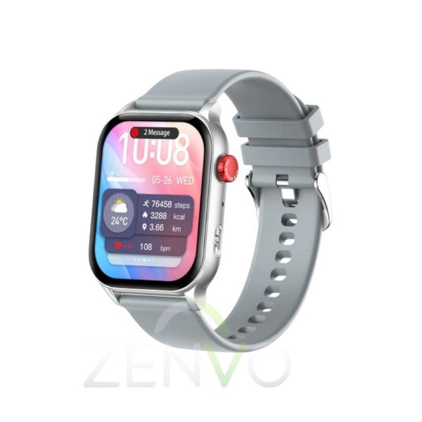 COLMI P78 Bluetooth Calling SmartWatch – Silver