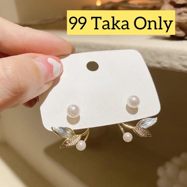 C:4z leaf earring 🍂