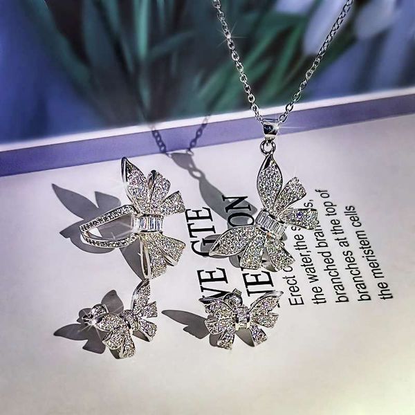 Double Bow Jewellery Set