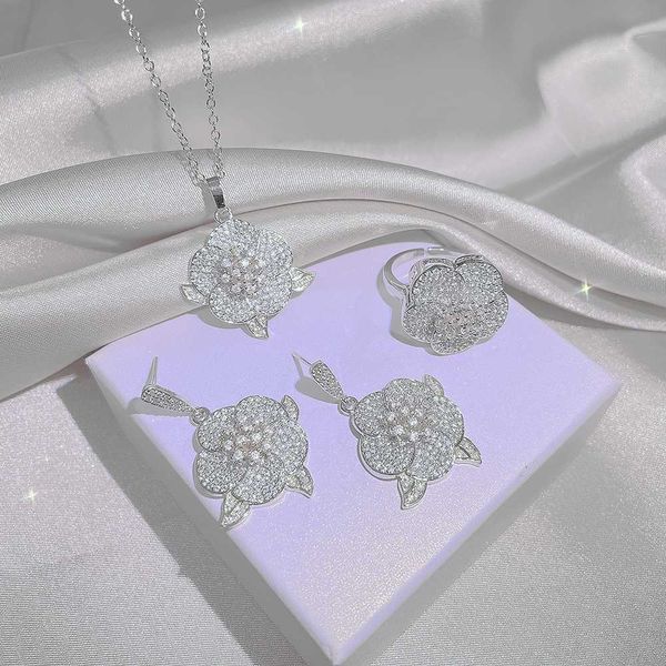 Round Flower Jewellery Set
