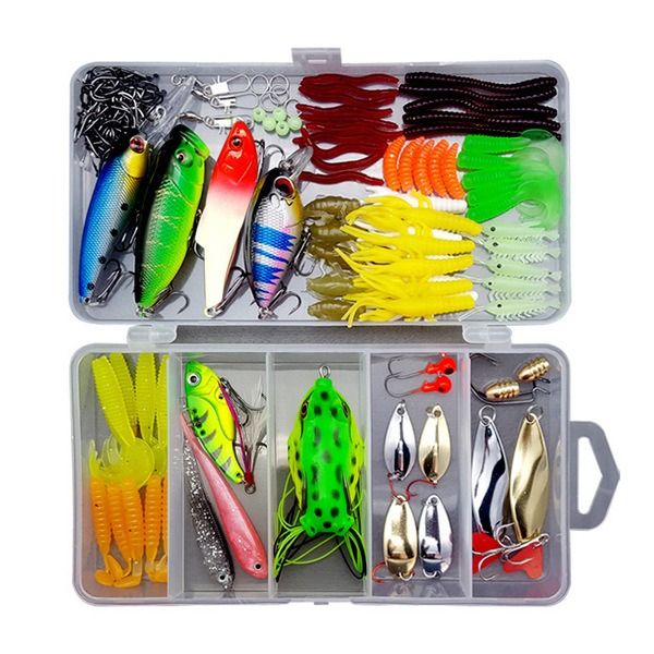 109 pc in 1 box All-round Luya Bait Set - Fish Tackle Box including bait and lure for fishing