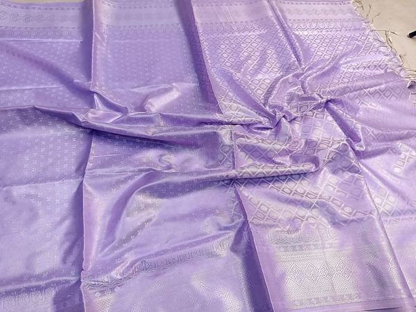 Soft silk katan sharee