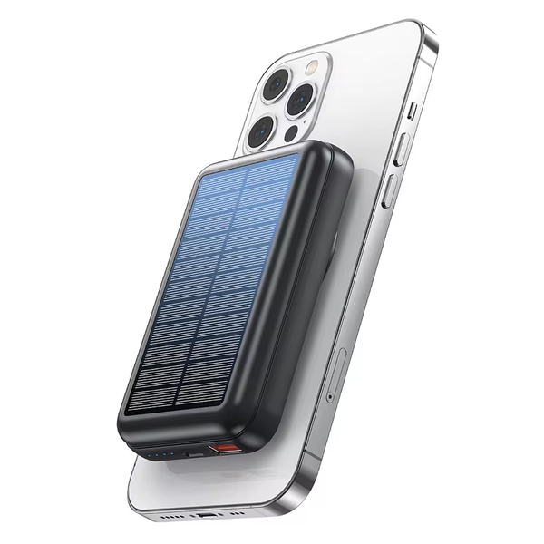 15W Magsafe Solar Power Bank in Bangladesh – 10000mAh Wireless Fast Charging with PD20W USB & Type-C