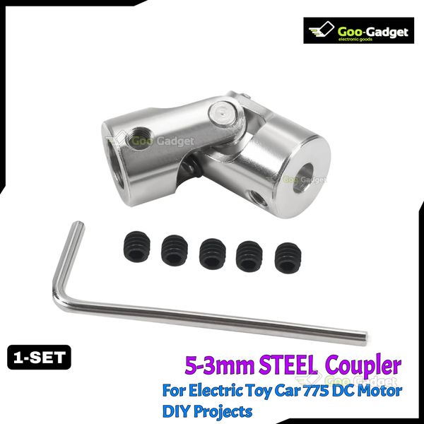 775 Motor Shaft Connector 5mm to 5mm Stainless Steel Coupler