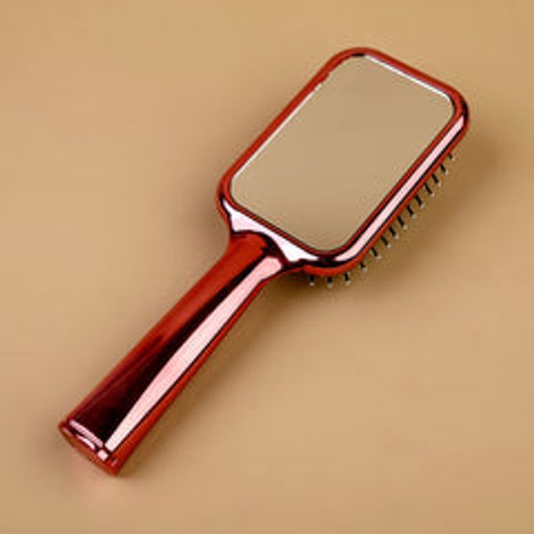Portable  Hair Brush with Mirror – 2 in 1 Portable Combo ✨