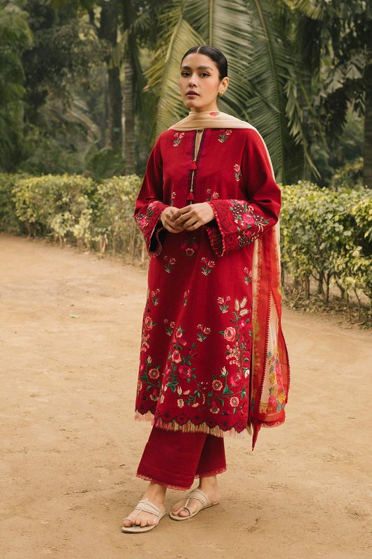 Coco By Zara Shahjahan Premium red v4