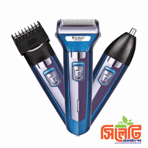 Kemei KM-6330 3-in-1 Hair Shaving Machine Grooming Kit