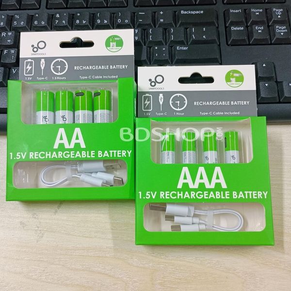 SmarToools RB40 AA 1.5V 2600mWh Rechargeable Battery (4Pcs Set) - Image 2