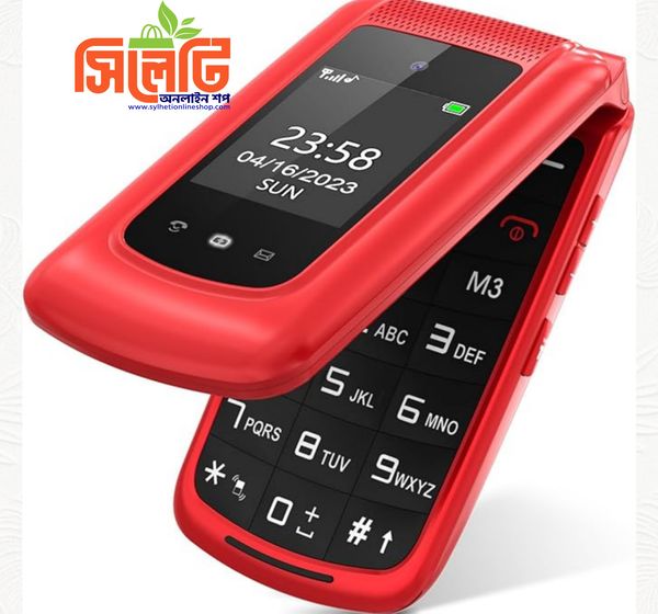 T-Source T203 Dual Display Folding Mobile Phone (RED)