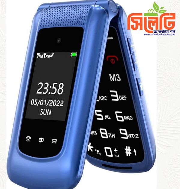 T-Source T203 Dual Display Folding Mobile Phone (BLUE)