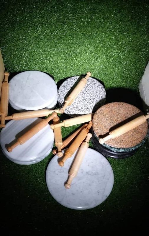 (5 set) Wholesale Premium Marble Stone Roti/Paratha/Luchi Maker with Belan