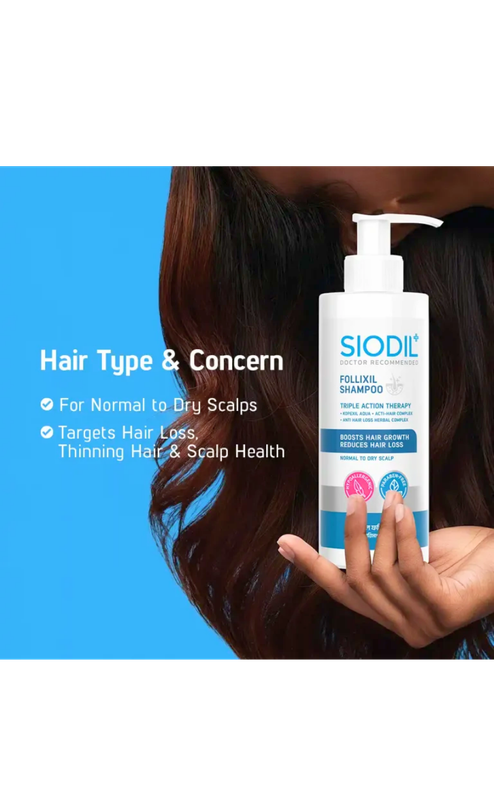 Siodil Follixil Shampoo - 200ml - Image 2