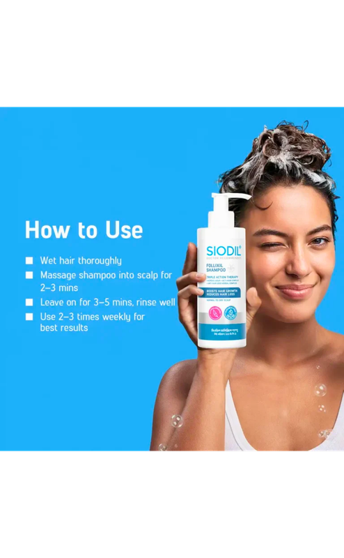Siodil Follixil Shampoo - 200ml - Image 4