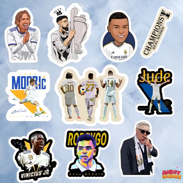 Real Madrid sticker set 01
