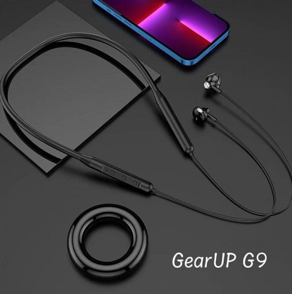 GearUP G9 Neckband Magnetic Metal Earphone With Good Quality Microphone