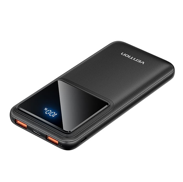 Vention 10000mAh Power Bank – BLACK