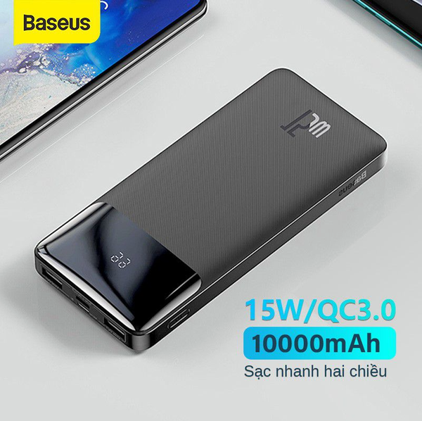 Baseus Bipow 10,000mAh 15W Digital Display Power Bank
