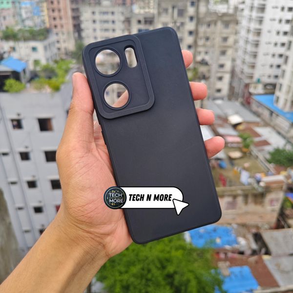 IQOO Neo9 simple solid silicone soft cover