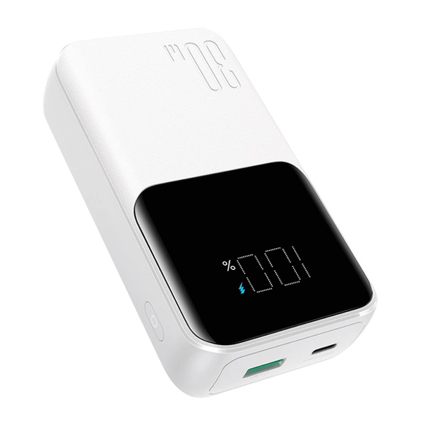 Joyroom JR-PBC07 30W Mini 20000mAh Power Bank With Dual Cables White