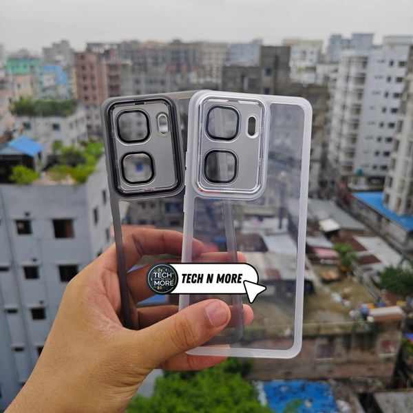 IQOO Neo10 premium transparent soft case with lens