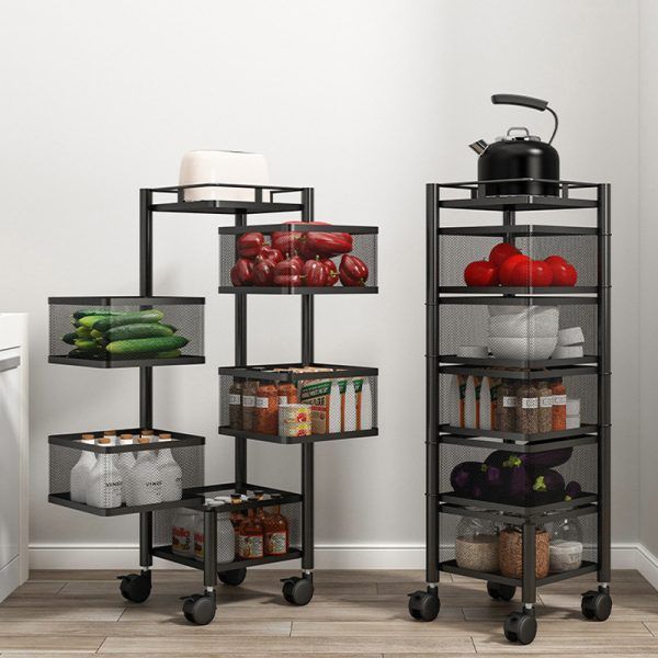 5 Layer Square Shape Kitchen Rack – Multi-Purpose Storage Solution