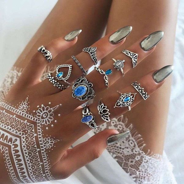 13 PCs finger ring set
