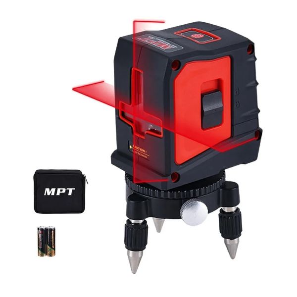 MPT Line Laser Level, 1V1H, Red, 635nm, Model: MLL205