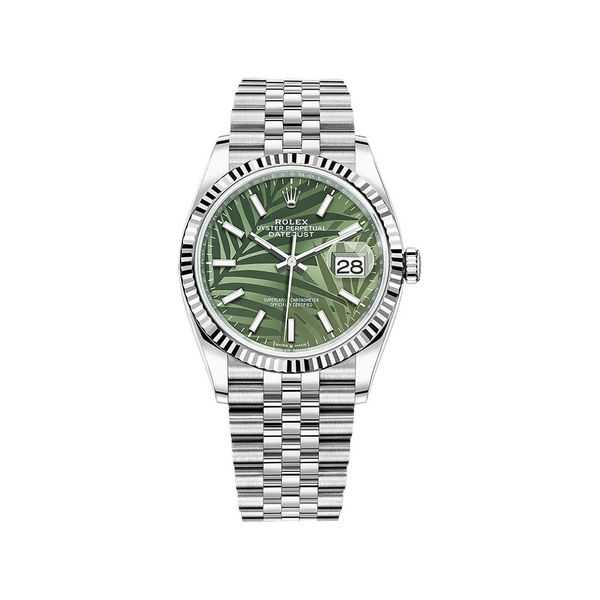 Rolex Datejust Green Leaf dial