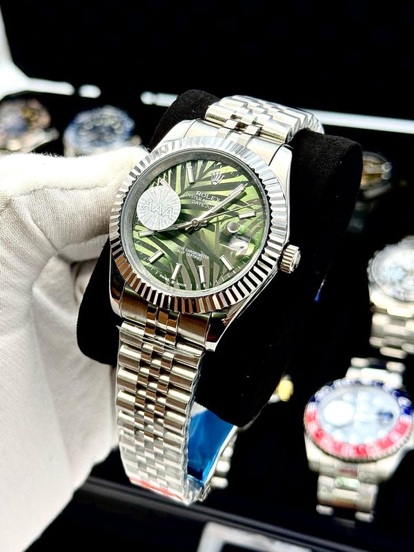 Rolex Datejust Green Leaf dial