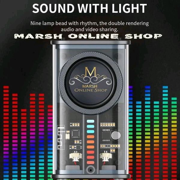 💥K07 Transparent Mecha Wireless Bluetooth Speaker - Image 4