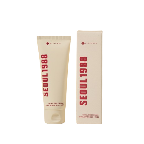 KSECRET SEOUL 1988 Cream: Snail Mucin 93% + Rice - 100ml