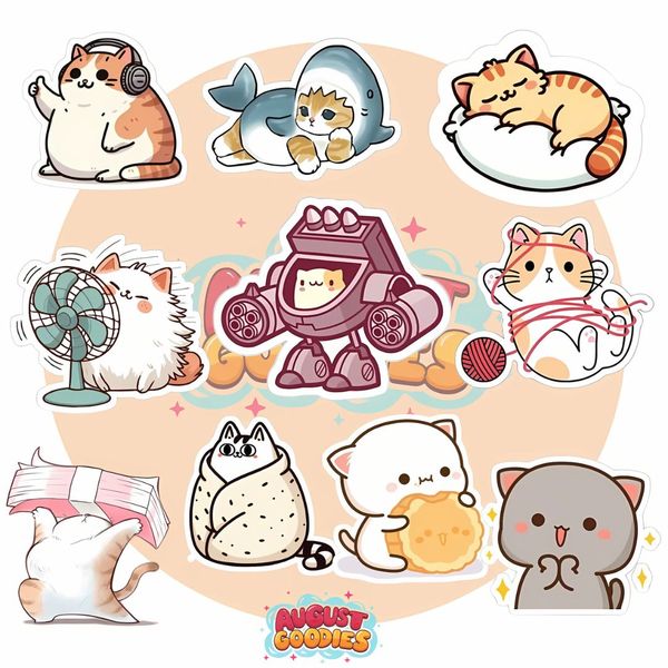 Cat sticker set 01