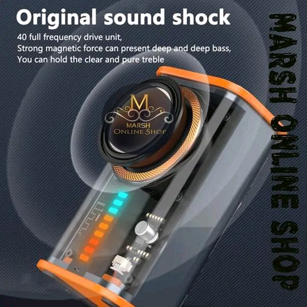 💥K07 Transparent Mecha Wireless Bluetooth Speaker - Image 3