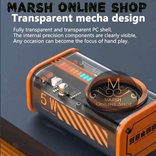 💥K07 Transparent Mecha Wireless Bluetooth Speaker - Image 6