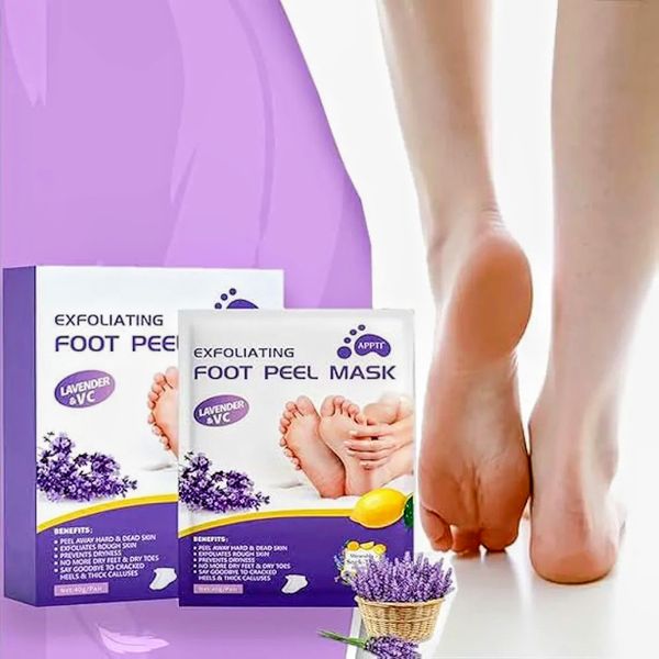 APPTI Exfoliating Foot Peel Mask – Lavender & VC Formula