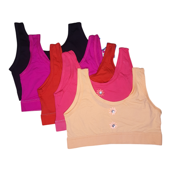 ৪ পিস Premium Bra/Semis/CROP TOP (4 color)