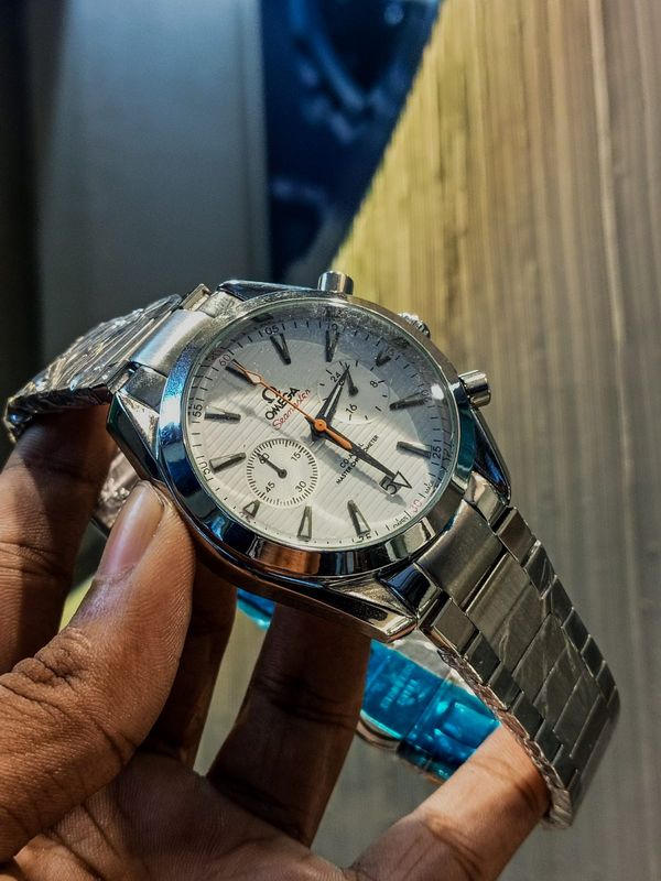 OMEGA SEAMASTER F.S SILVER CHAIN WHITE DIAL