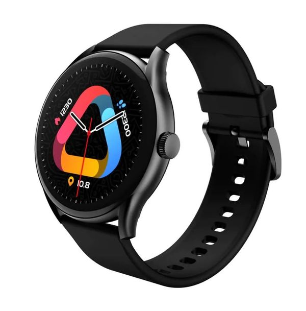QCY Watch GT Smart Watch Retina AMOLED Display- Black Color .