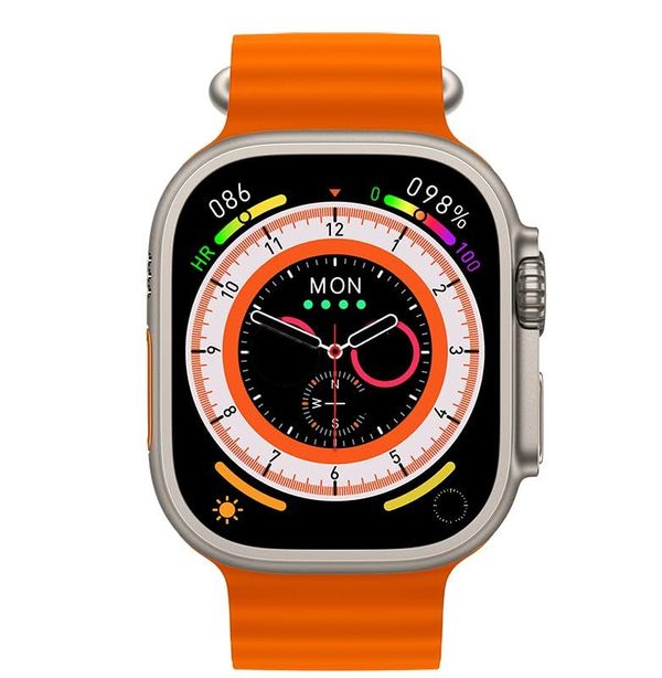 HK9 Ultra AMOLED Smartwatch ChatGPT Smartwatch – Orange Color .