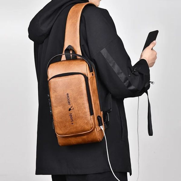 New design Cross body bag Fabric# PU leather