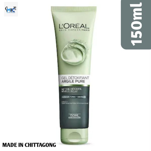 L'Oreal Paris Transparent Skin Care Pure Clay Cleanser, 130 Ml