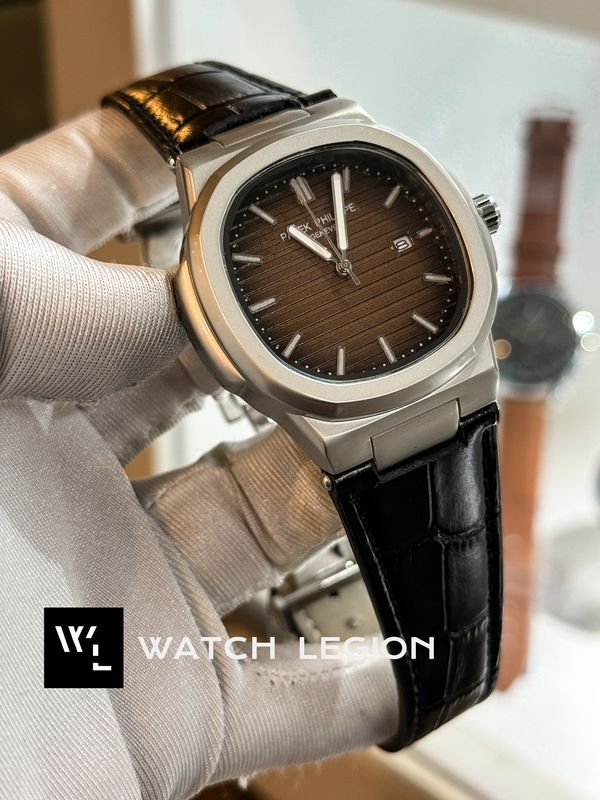 PATEK NAUTILUS BROWN DIAL SWEEP