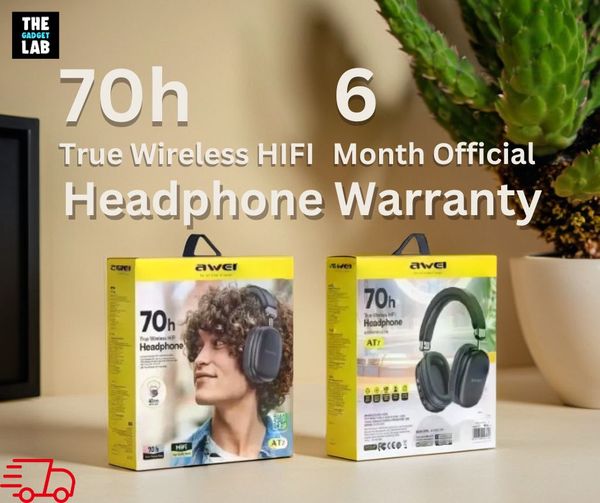 Awei AT7 Bluetooth Headphone with 70Hr Playtime