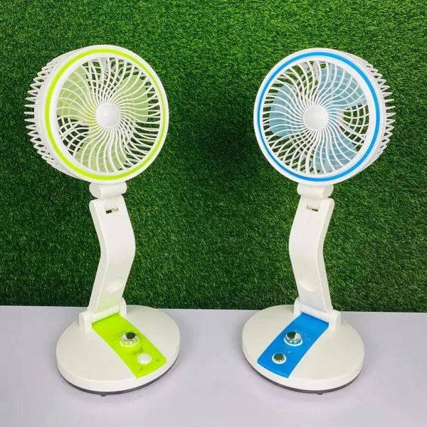 Rechargeable Multifunction Folding Fan With LED Light - LR 2018.