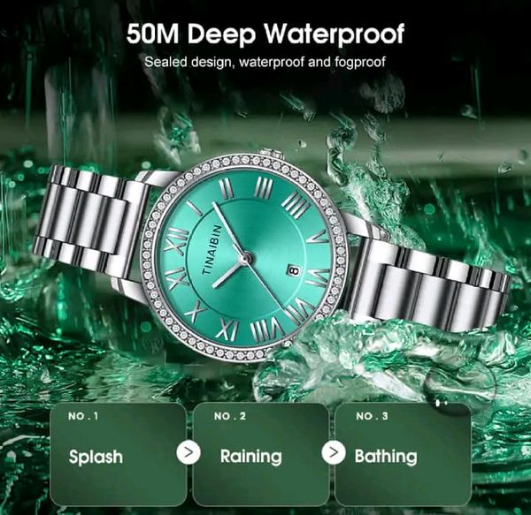 đ LouisWill Ladies Retro Diamond Steel Strap Watches... - Image 4